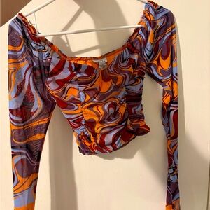 Going out top- funky cute